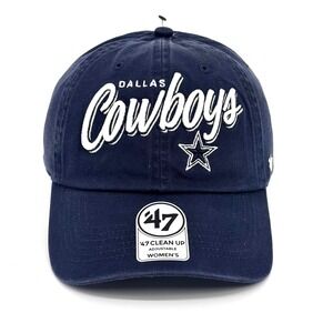 Women's Dallas Cowboys '47 Navy Ariana‎ Clean Up Adjustable Hat OSFA NWT